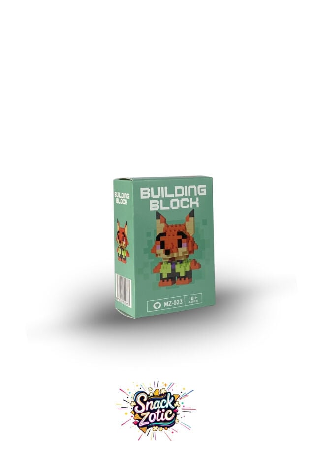uilding Block MZ-023 Nick Wilde Temalı Mini Blok Seti