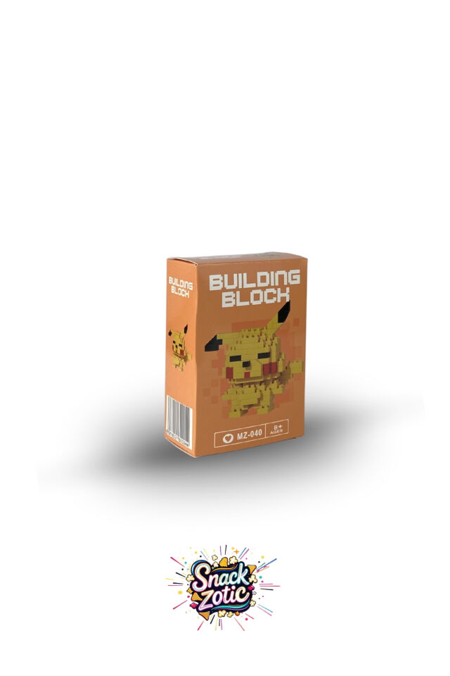 Building Block MZ-040 Pikachu Temalı Mini Blok Seti