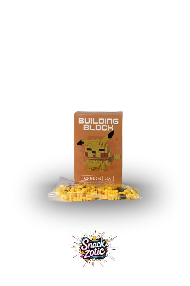 Building Block MZ-040 Pikachu Temalı Mini Blok Seti