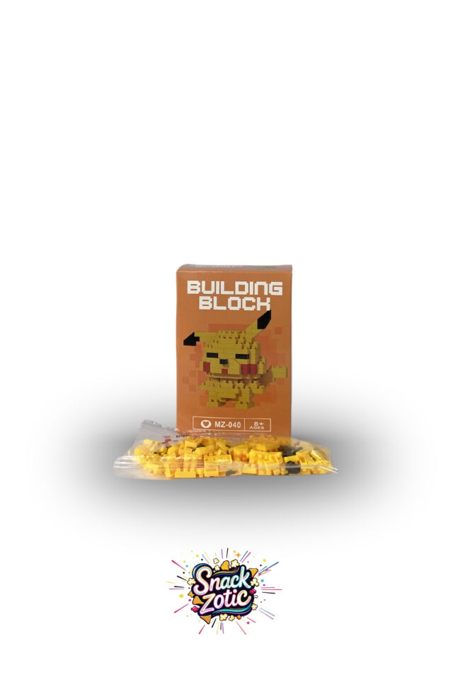 Building Block MZ-040 Pikachu Temalı Mini Blok Seti