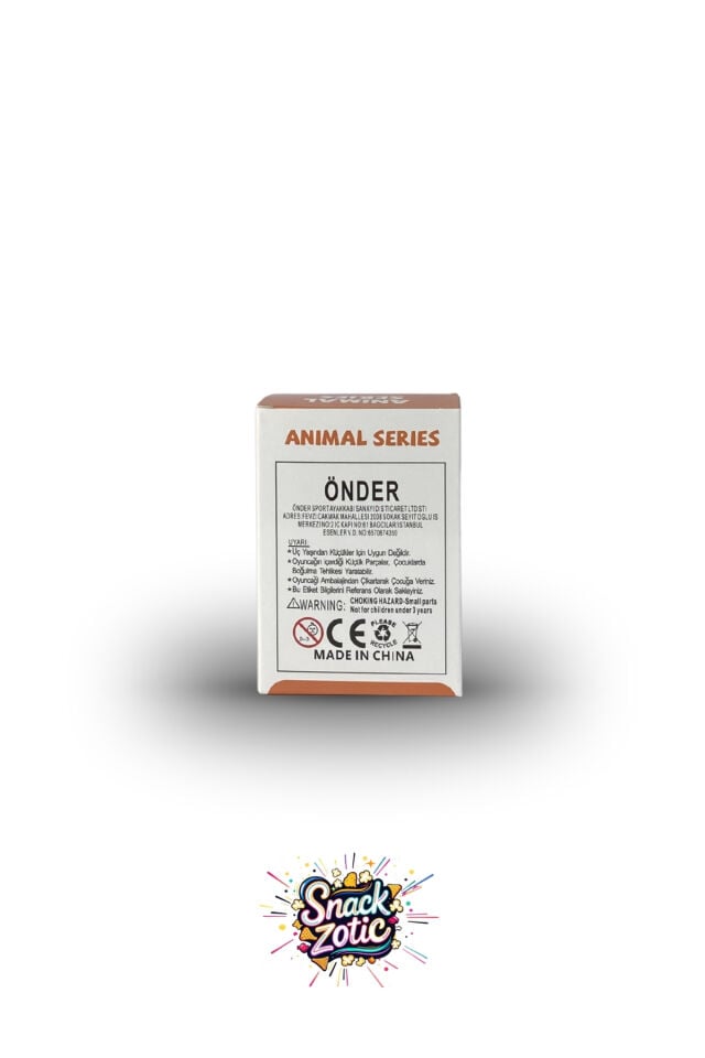 Animal Series MZ-124 Turuncu Ceketli Porsuk