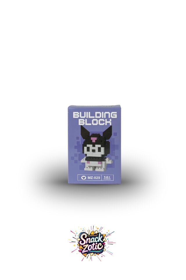 Building Block MZ-029 Sanrio Kuromi Temalı Mini Blok Seti