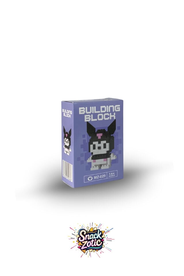 Building Block MZ-029 Sanrio Kuromi Temalı Mini Blok Seti