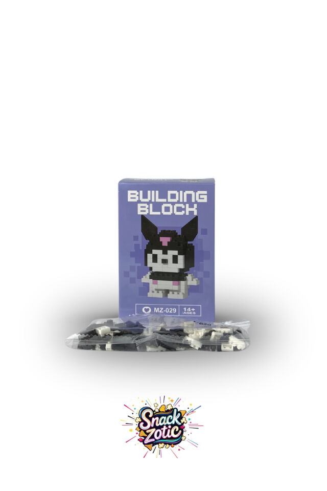 Building Block MZ-029 Sanrio Kuromi Temalı Mini Blok Seti