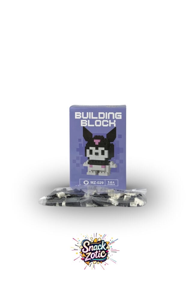 Building Block MZ-029 Sanrio Kuromi Temalı Mini Blok Seti
