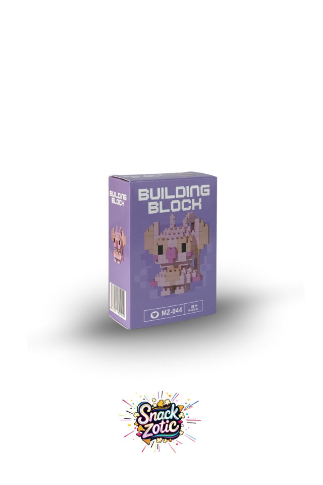 Building Block MZ-044 Sevimli Pembe Koala / Canavar