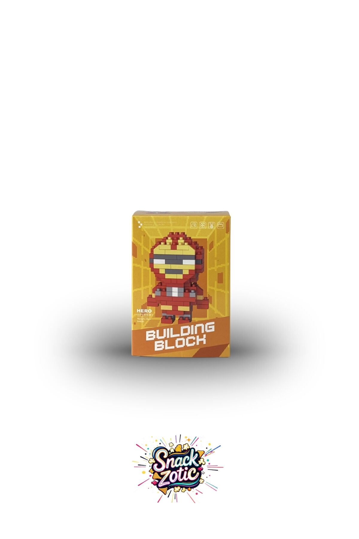 Building Block MZ-069 Hero Iron Kimyasal (Iron Man) Temalı Mini Blok Seti