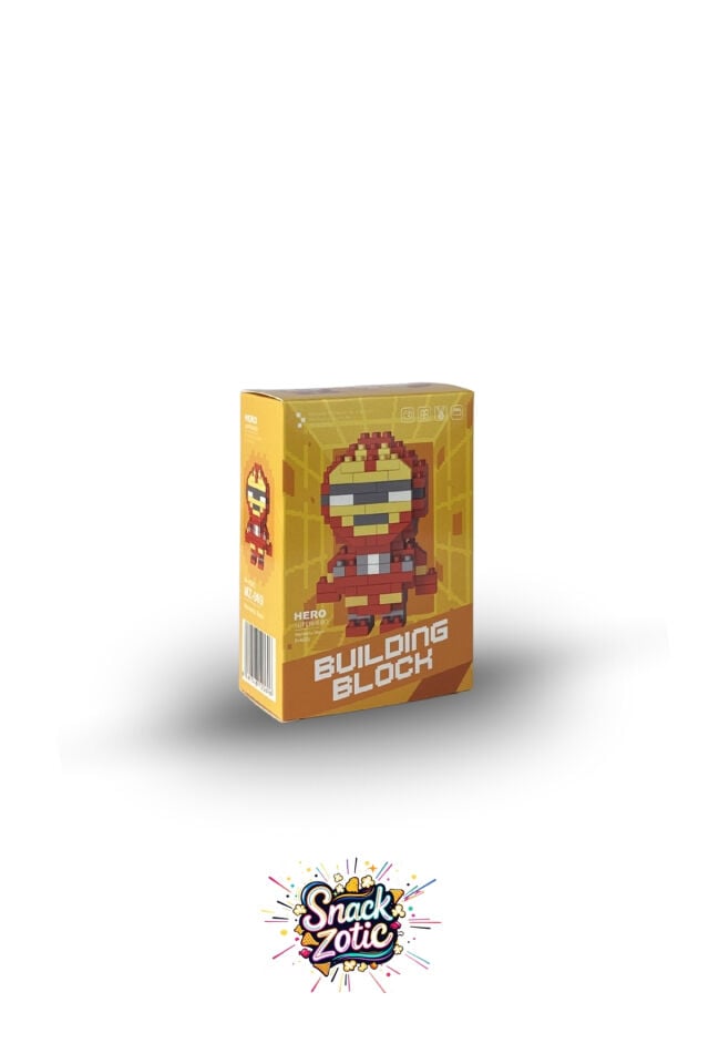 Building Block Hero Iron Kimyasal (Iron Man) Temalı Mini Blok Seti