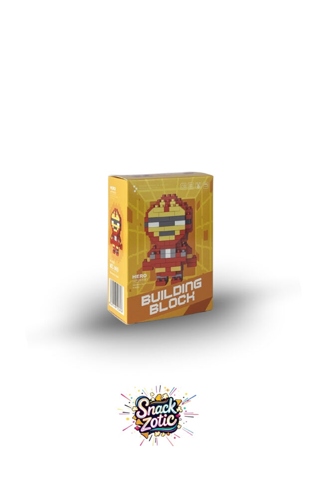 Building Block MZ-069 Hero Iron Kimyasal (Iron Man) Temalı Mini Blok Seti