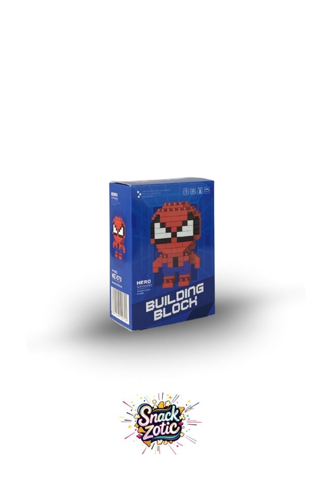 Building Block Hero Örümcek Adam (Spider-Man) Temalı Mini Blok Seti