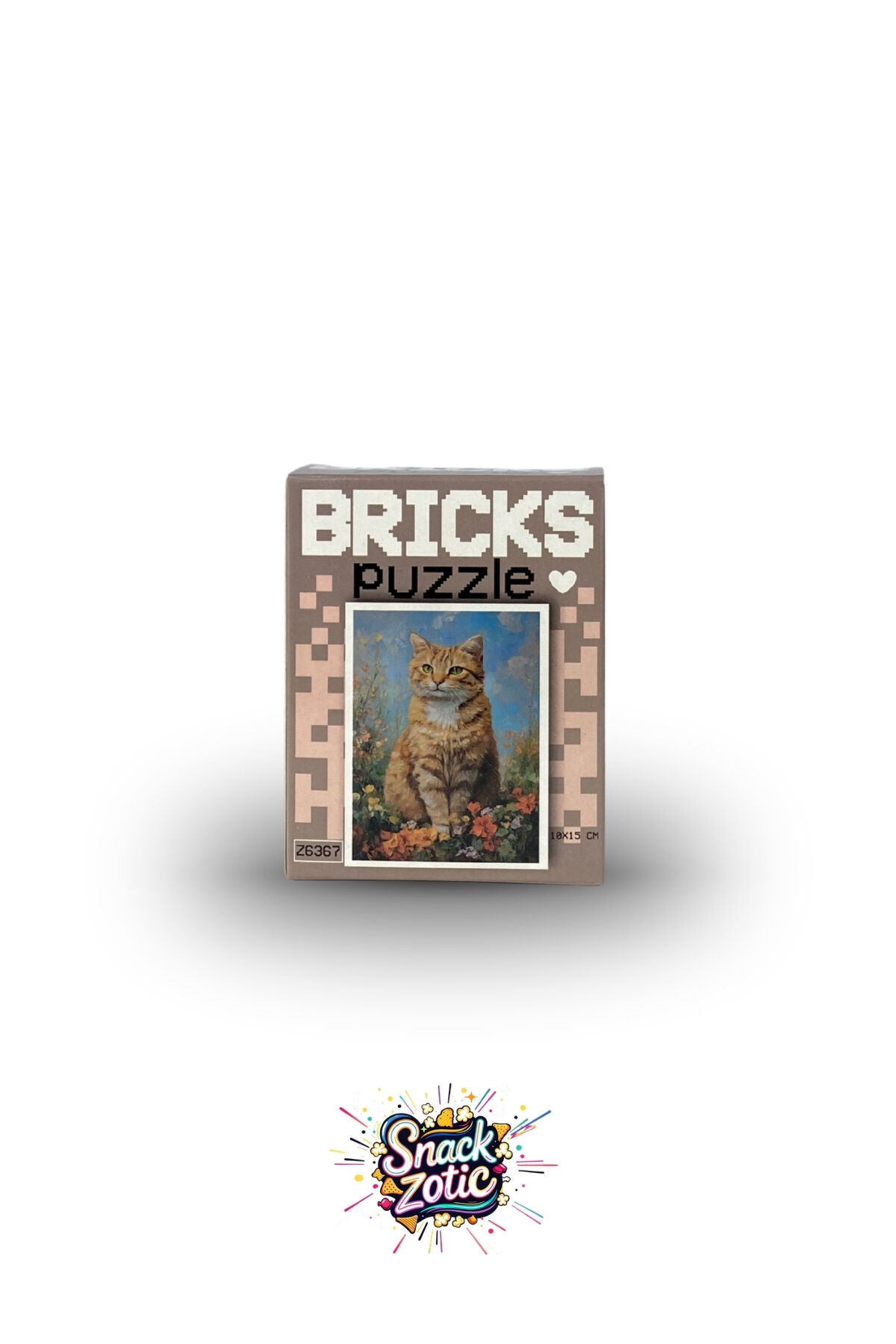 Bricks Puzzle Tekir Kedi (Z6367)