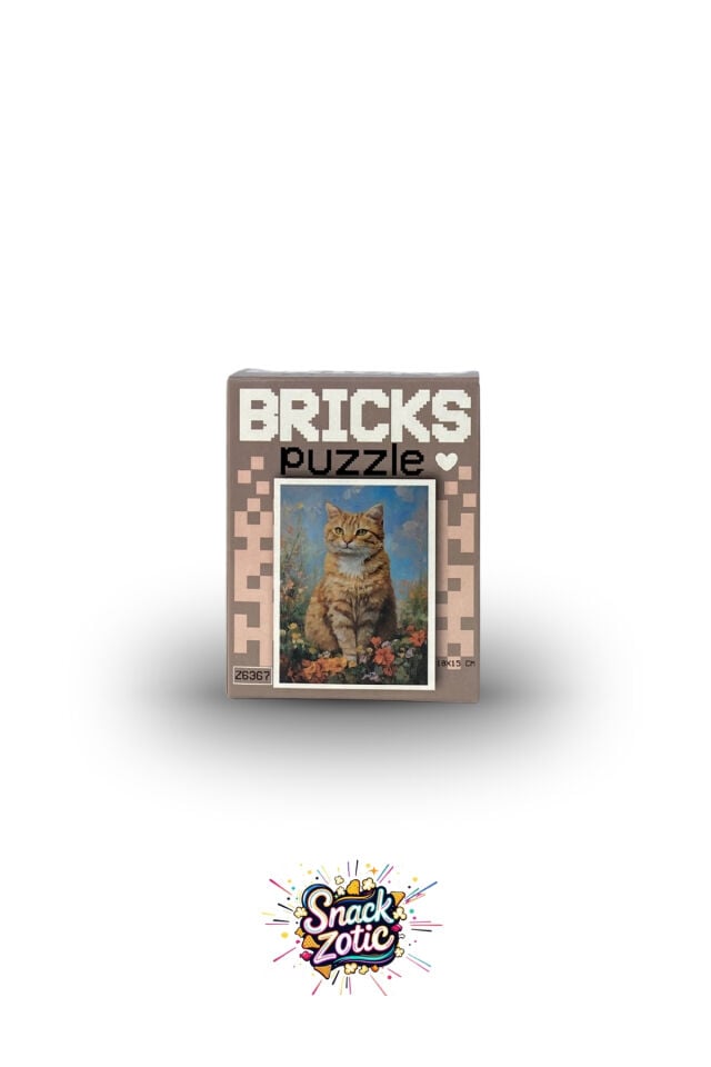 Bricks Puzzle Tekir Kedi (Z6367)