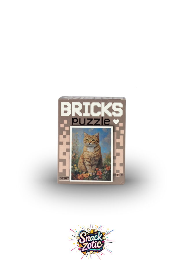 Bricks Puzzle Tekir Kedi (Z6367)