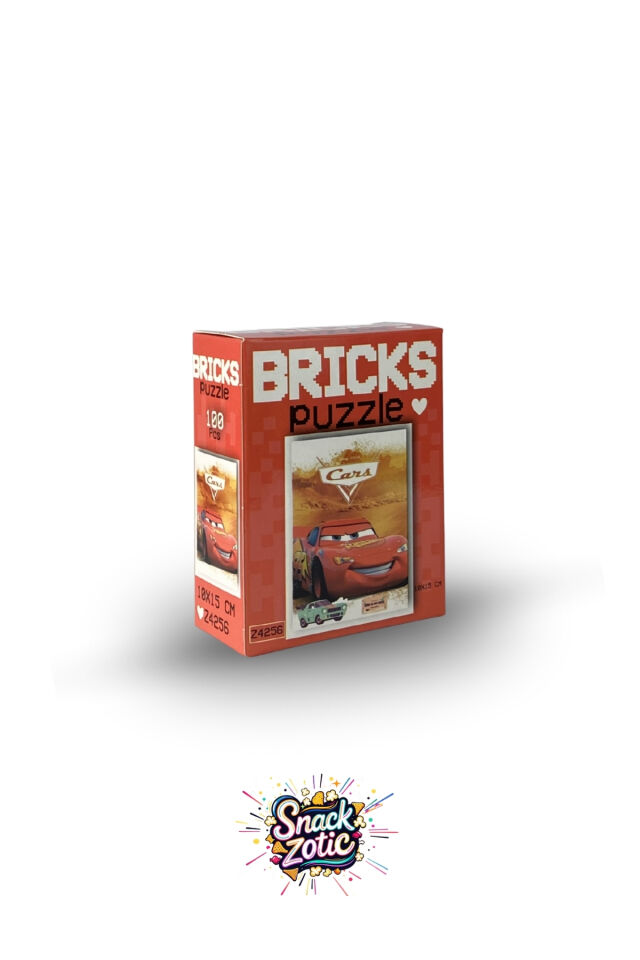 Bricks Puzzle Arabalar Şimşek McQueen (Z24256)