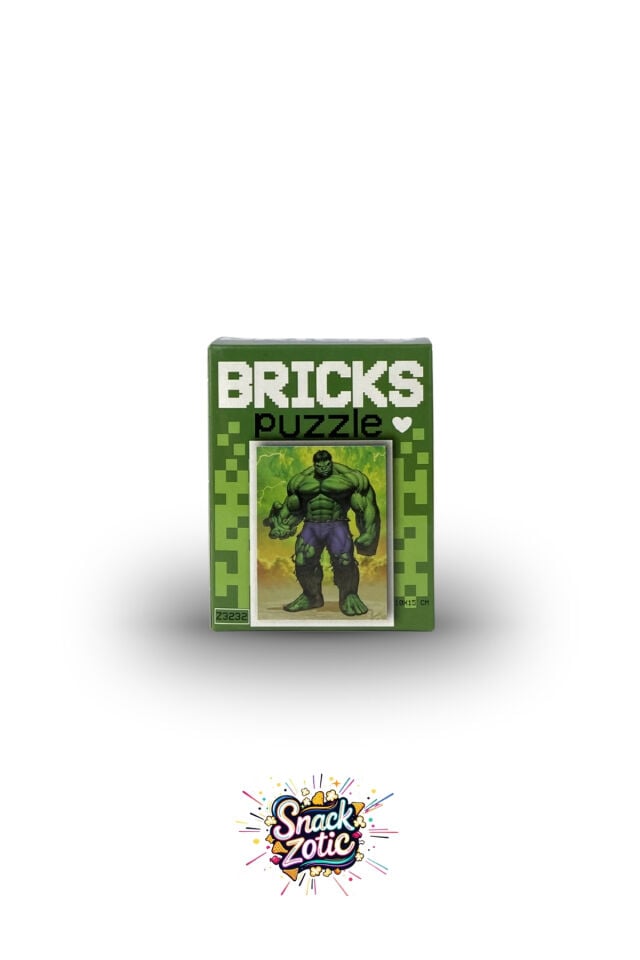 Bricks Puzzle Yeşil Dev Hulk (Z3232)