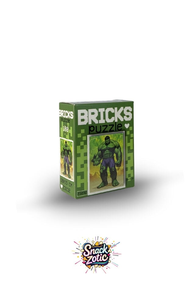 Bricks Puzzle Yeşil Dev Hulk (Z3232)
