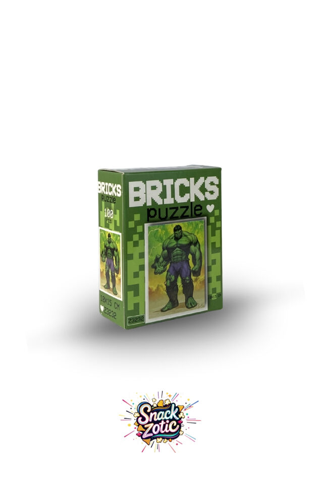 Bricks Puzzle Yeşil Dev Hulk (Z3232)