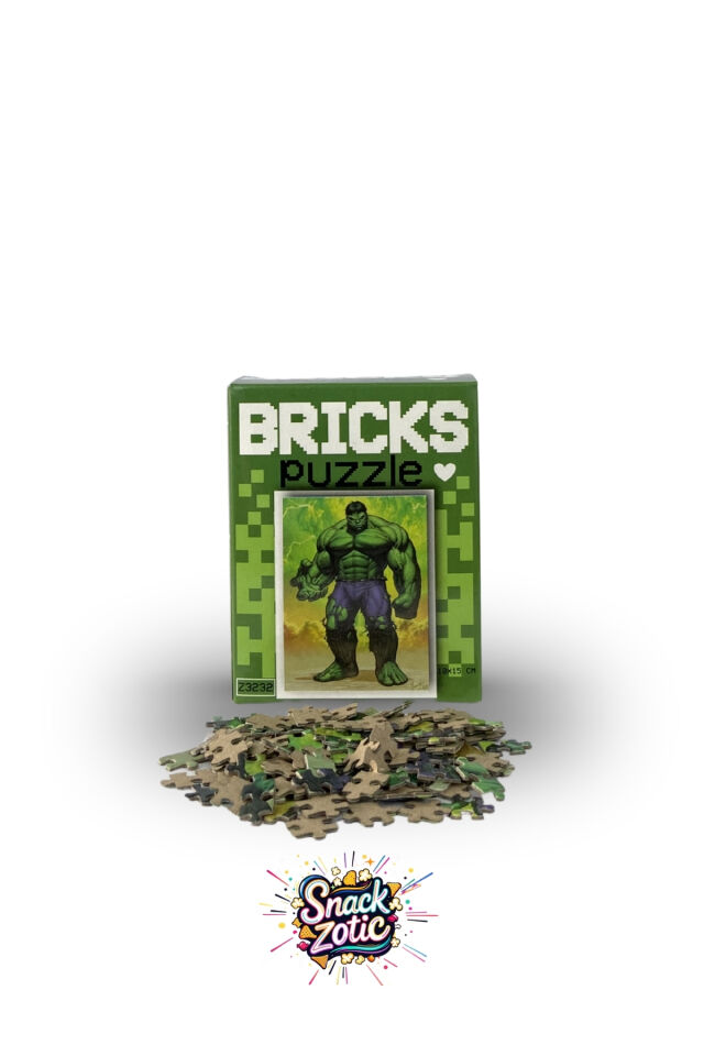 Bricks Puzzle Yeşil Dev Hulk (Z3232)