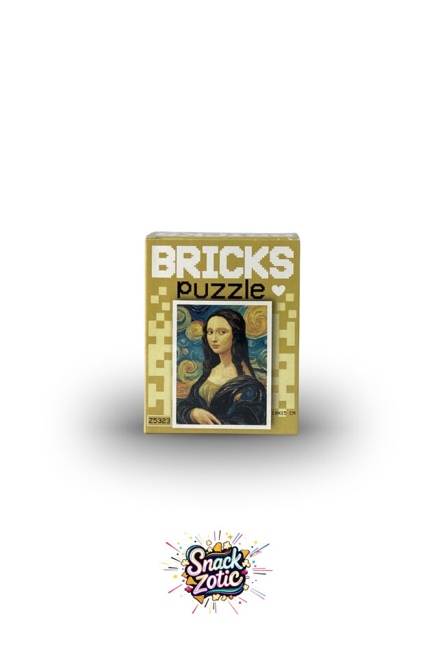 Bricks Puzzle Mona Lisa / Van Gogh Tarzı (Z25323)