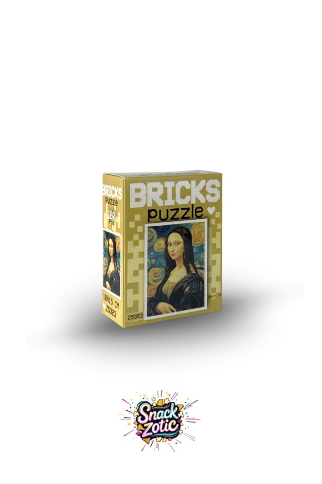 Bricks Puzzle Mona Lisa / Van Gogh Tarzı (Z25323)
