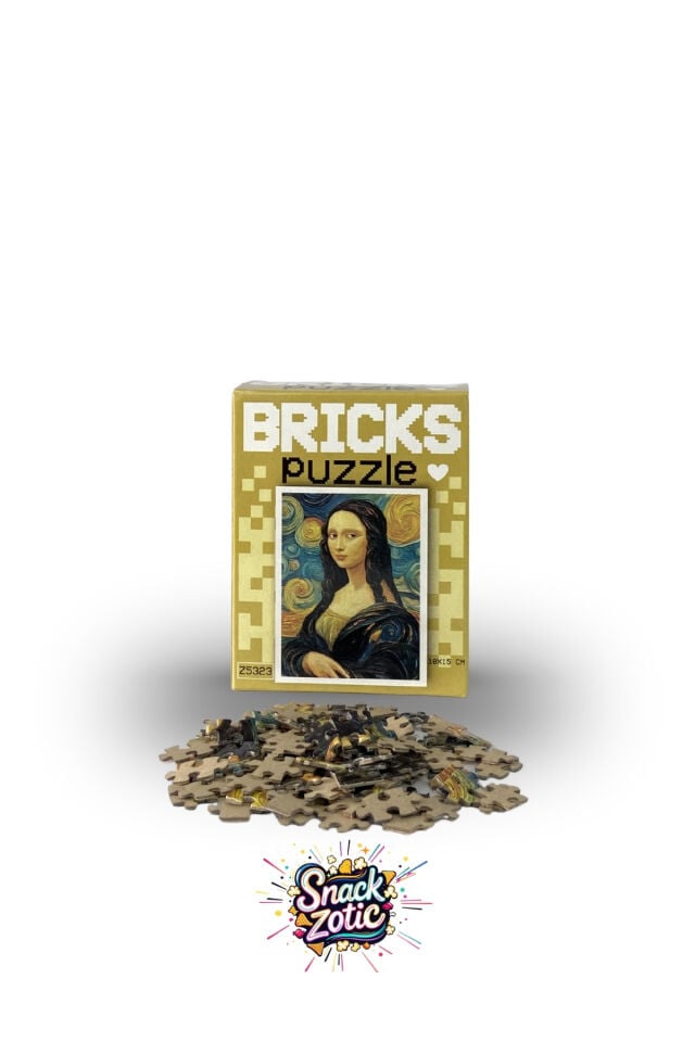 Bricks Puzzle Mona Lisa / Van Gogh Tarzı (Z25323)