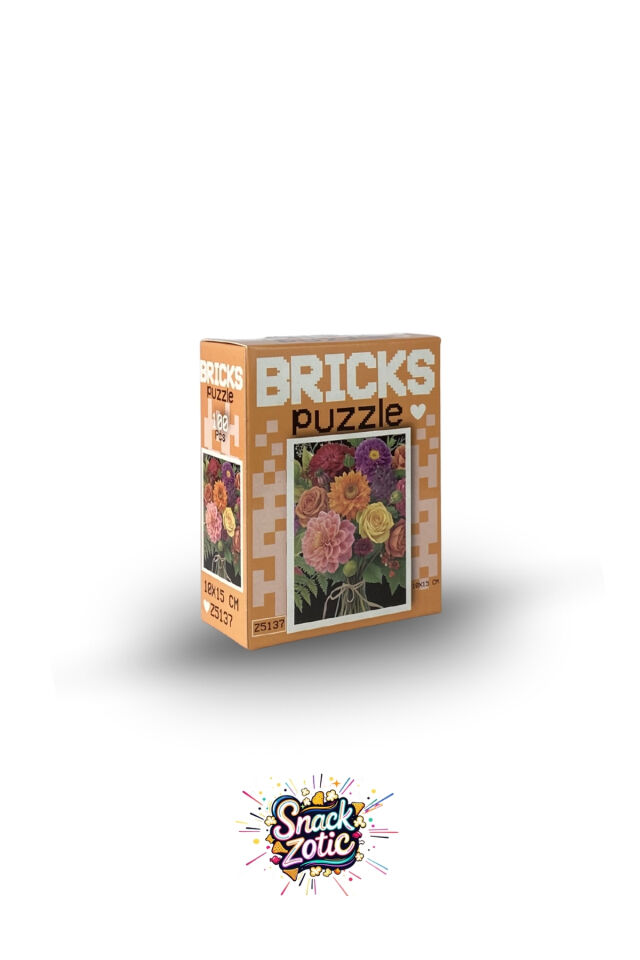Bricks Puzzle Karışık Bahar Çiçekleri (Z5137)