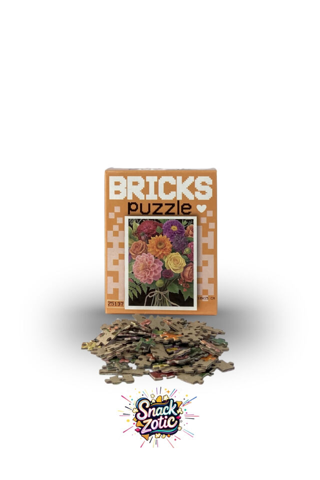 Bricks Puzzle Karışık Bahar Çiçekleri (Z5137)