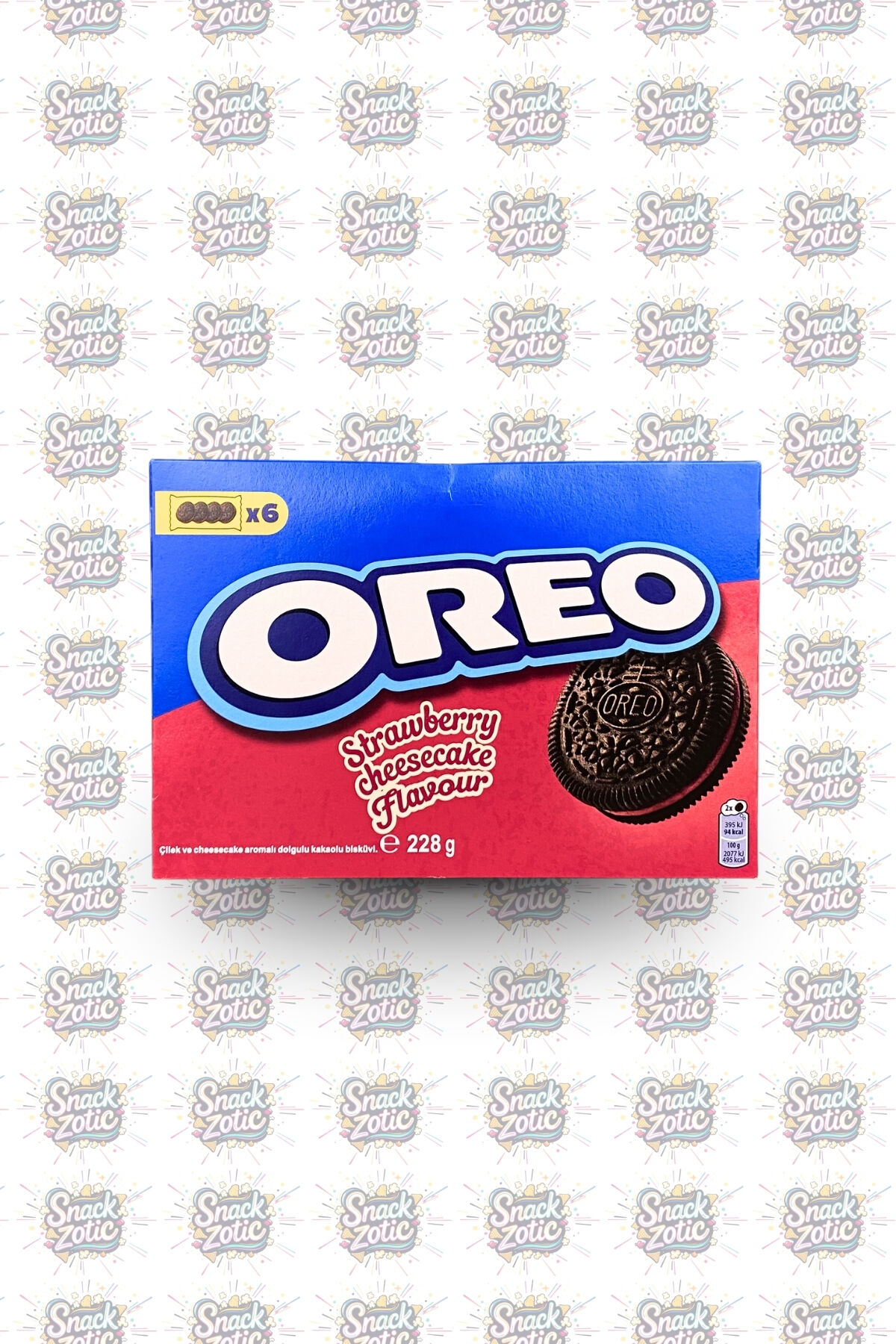 Oreo Strawberry Cheesecake Flavor 228g | Snackzotic