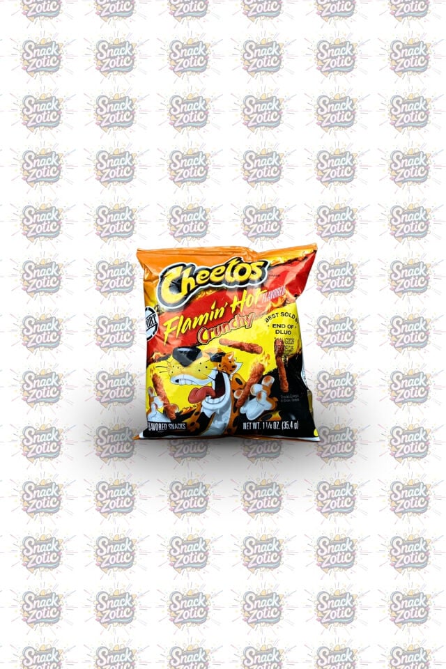 Cheetos Flamin' Hot Crunchy Flavored Snacks | Snackzotic
