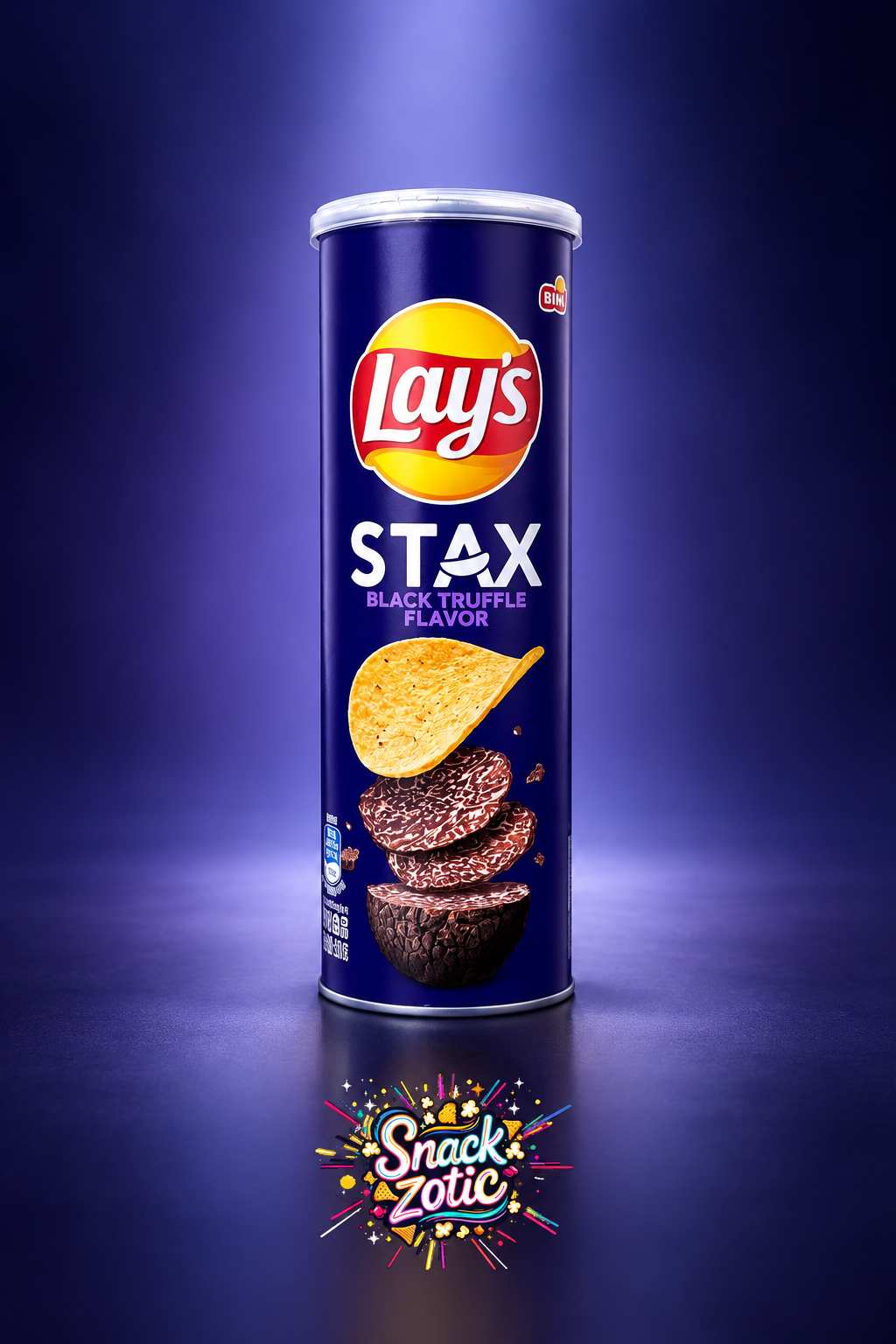 Lay's Stax Black Truffle Flavor