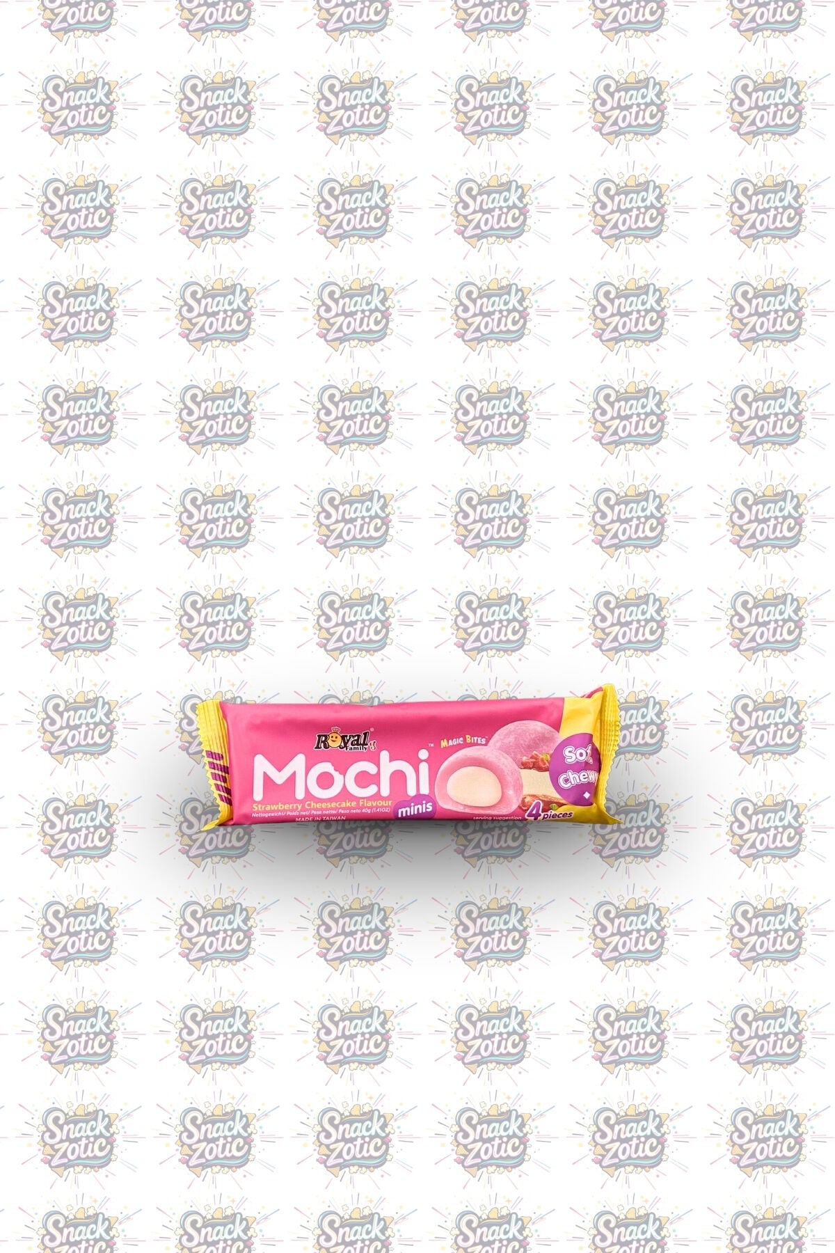 Royal Family Mochi Strawberry Cheesecake Minis | Snackzotic