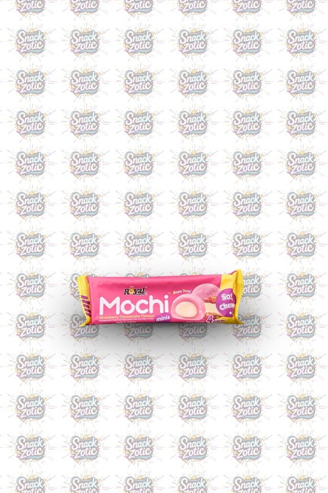 Royal Family Mochi Strawberry Cheesecake Minis | Snackzotic