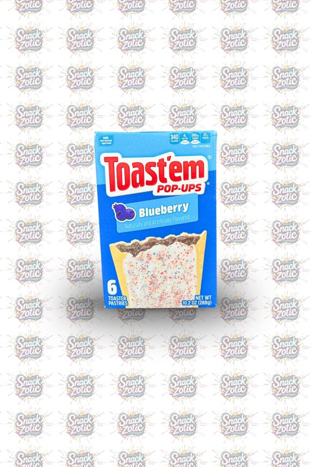 Toast'em Pop-Ups Blueberry Toaster Pastries | Snackzotic