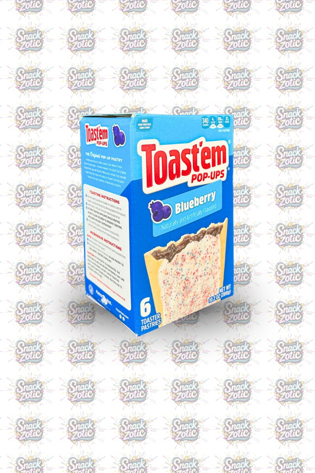Toast'em Pop-Ups Blueberry Toaster Pastries | Snackzotic