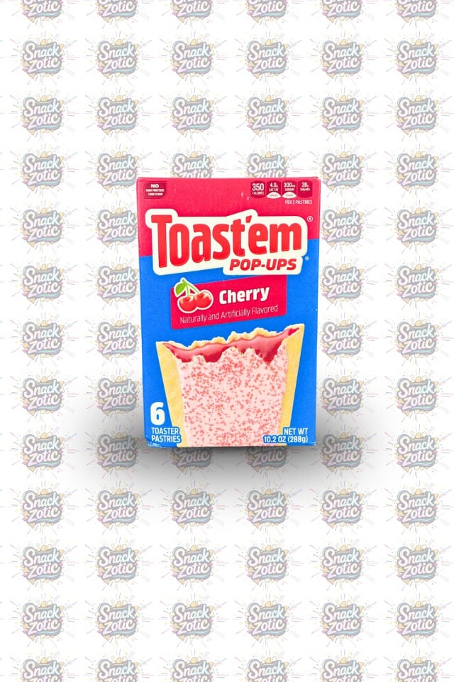 Toast'em Pop-Ups Cherry Toaster Pastries | Snackzotic