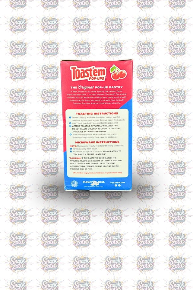 Toast'em Pop-Ups Cherry Toaster Pastries | Snackzotic