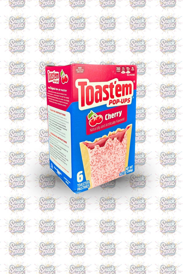 Toast'em Pop-Ups Cherry Toaster Pastries | Snackzotic