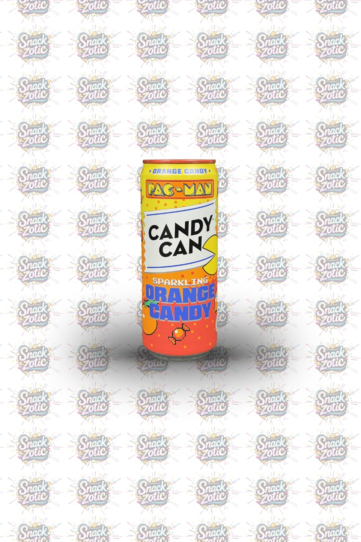 Candy Can Pac-Man Orange | Snackzotic