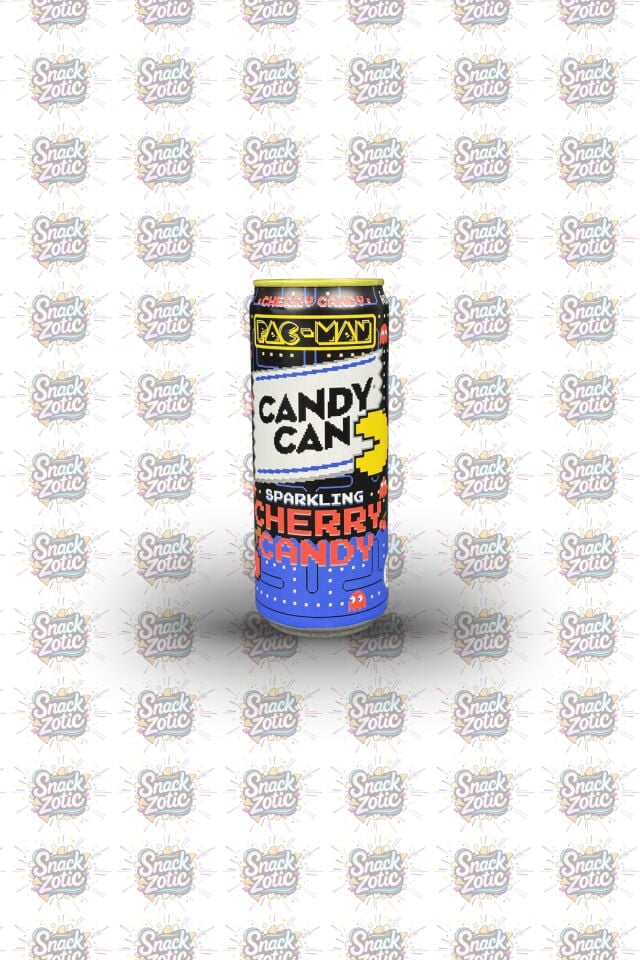 Candy Can Pac-Man Cherry | Snackzotic