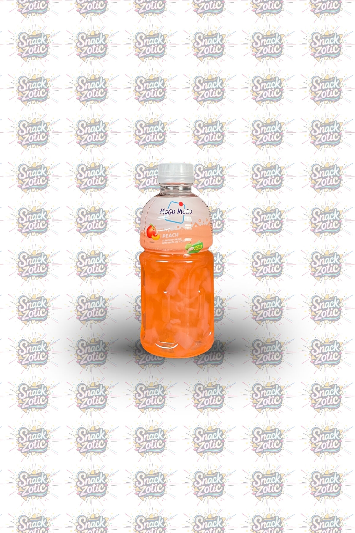Mogu Mogu Peach Flavored Drink | Snackzotic