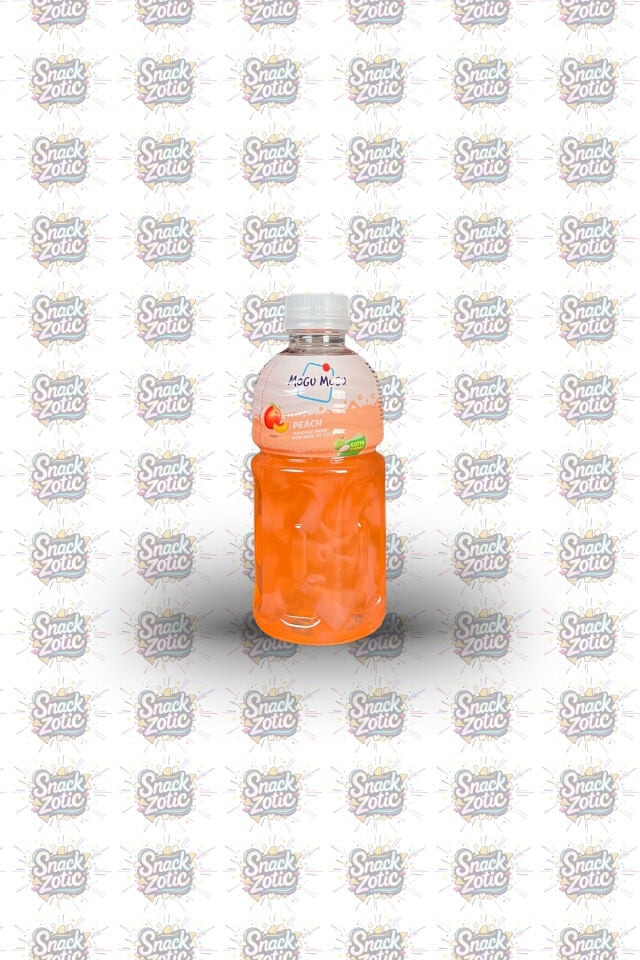 Mogu Mogu Peach Flavored Drink | Snackzotic