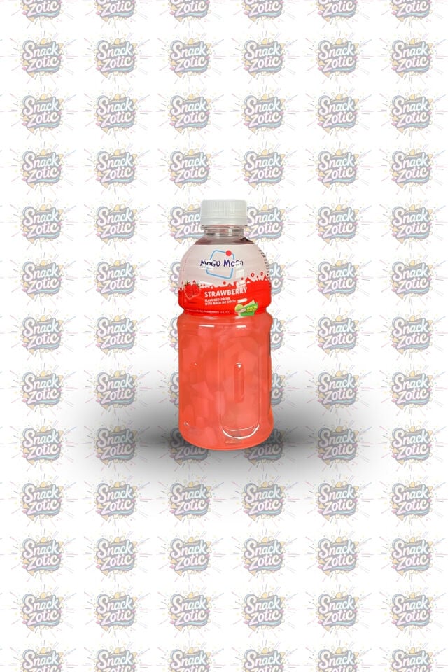 Mogu Mogu Strawberry Flavored Drink | Snackzotic