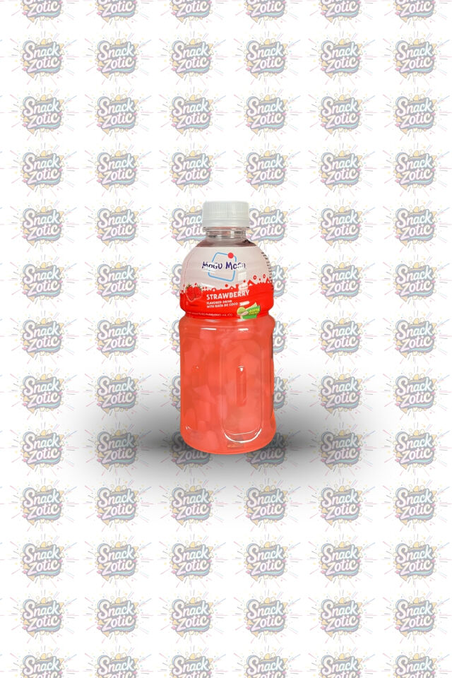 Mogu Mogu Strawberry Flavored Drink with Nata de Coco