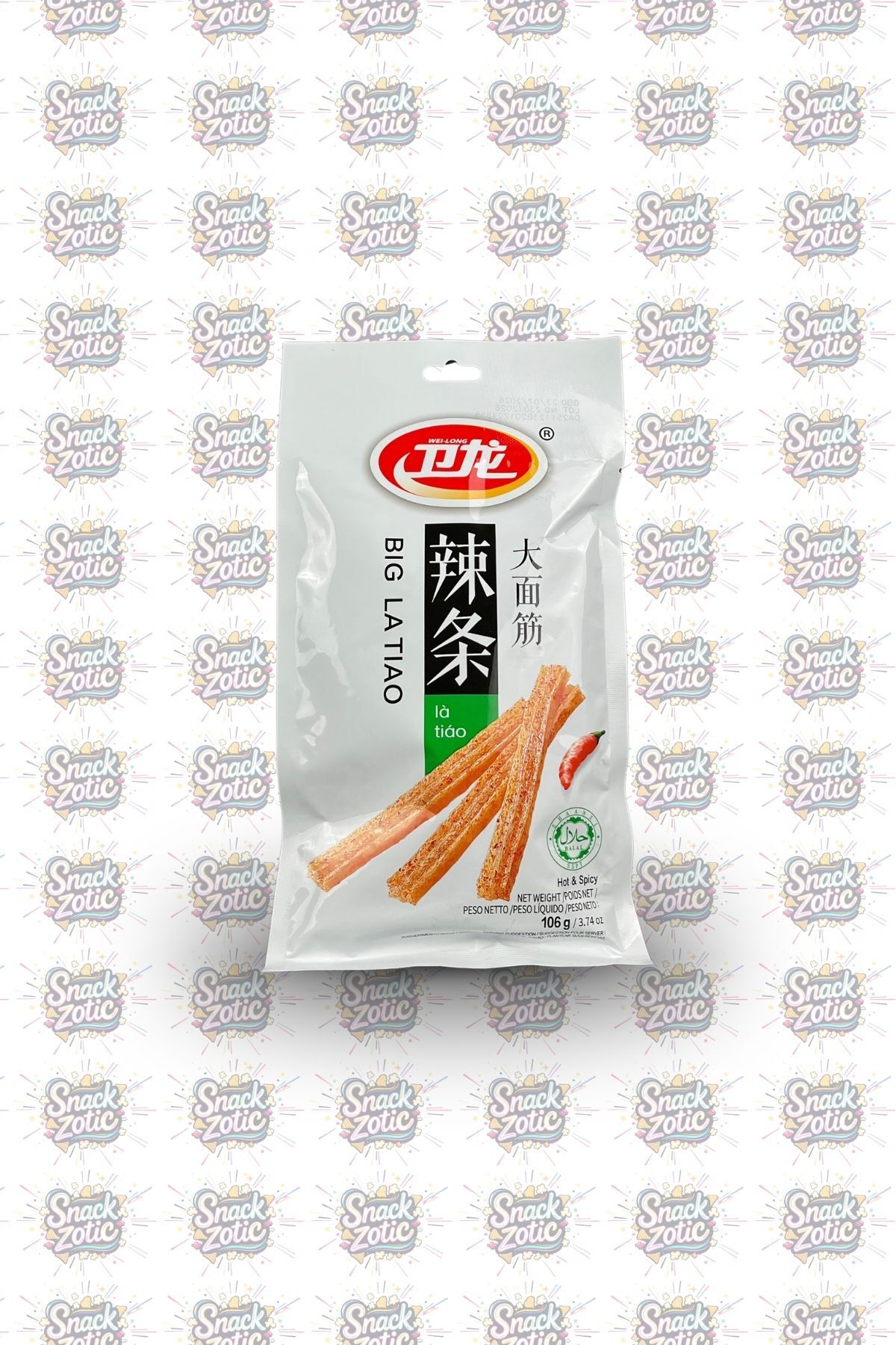 Weilong Big La Tiao Acılı Soya Atıştırmalığı | Snackzotic