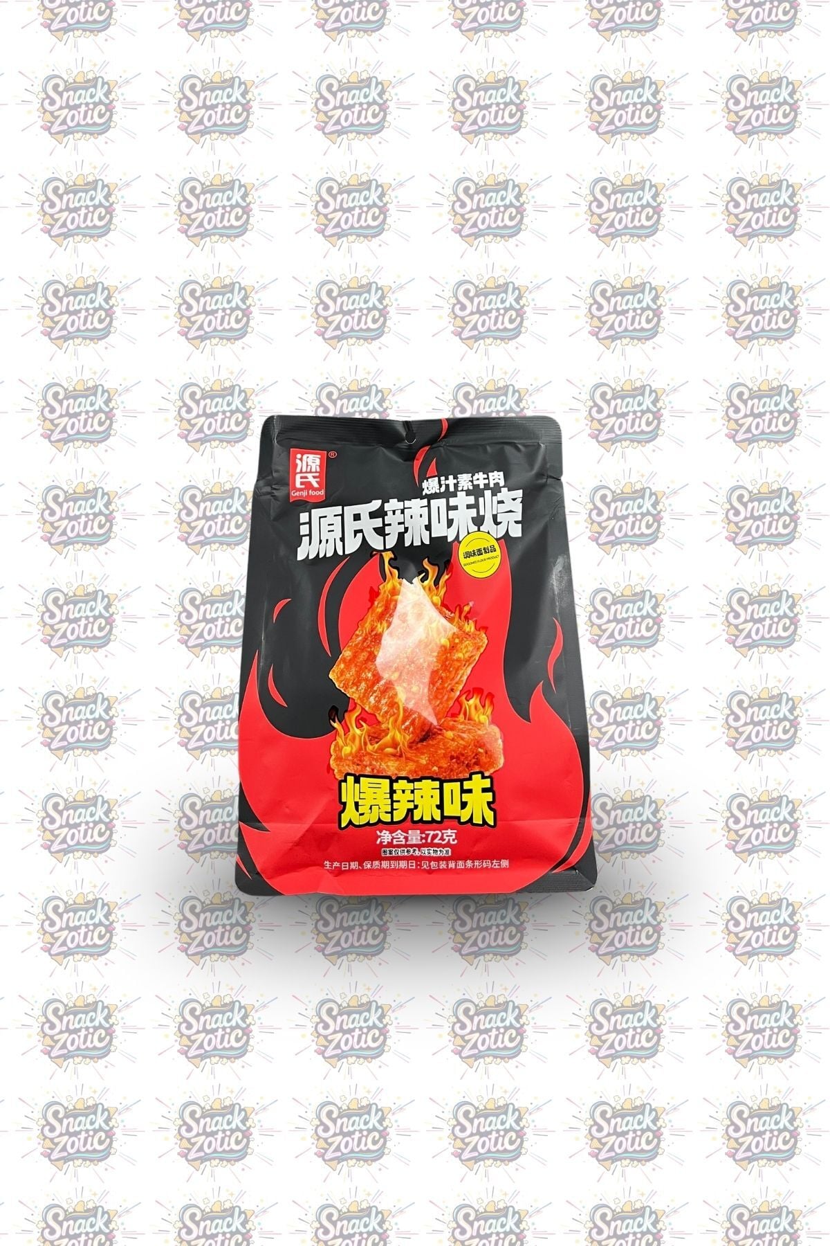 Genji Food Acılı Vejetaryen Et Atıştırmalığı 72g |Snackzotic