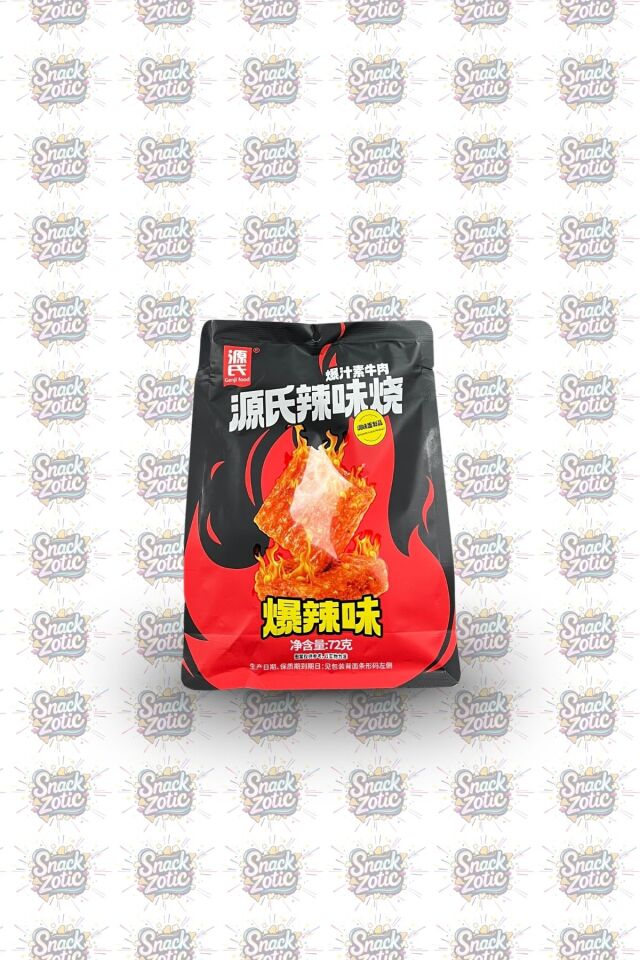 Genji Food Acılı Vejetaryen Et Atıştırmalığı 72g |Snackzotic
