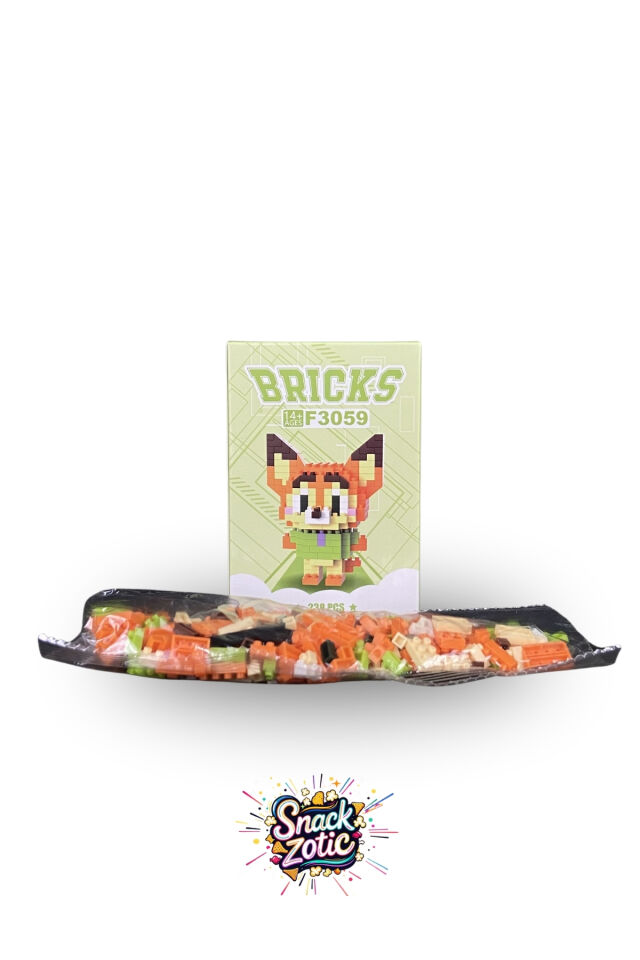 Zootopia Nick Wilde Bricks Hobi Seti | Snackzotic