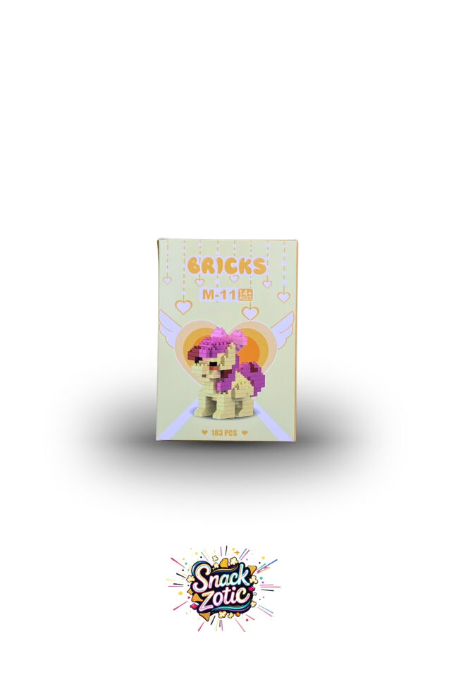 My Little Pony Fluttershy Bricks | Snackzotic
