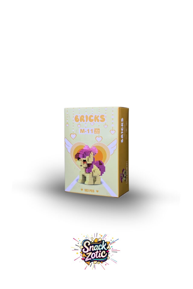 My Little Pony Fluttershy Bricks | Snackzotic