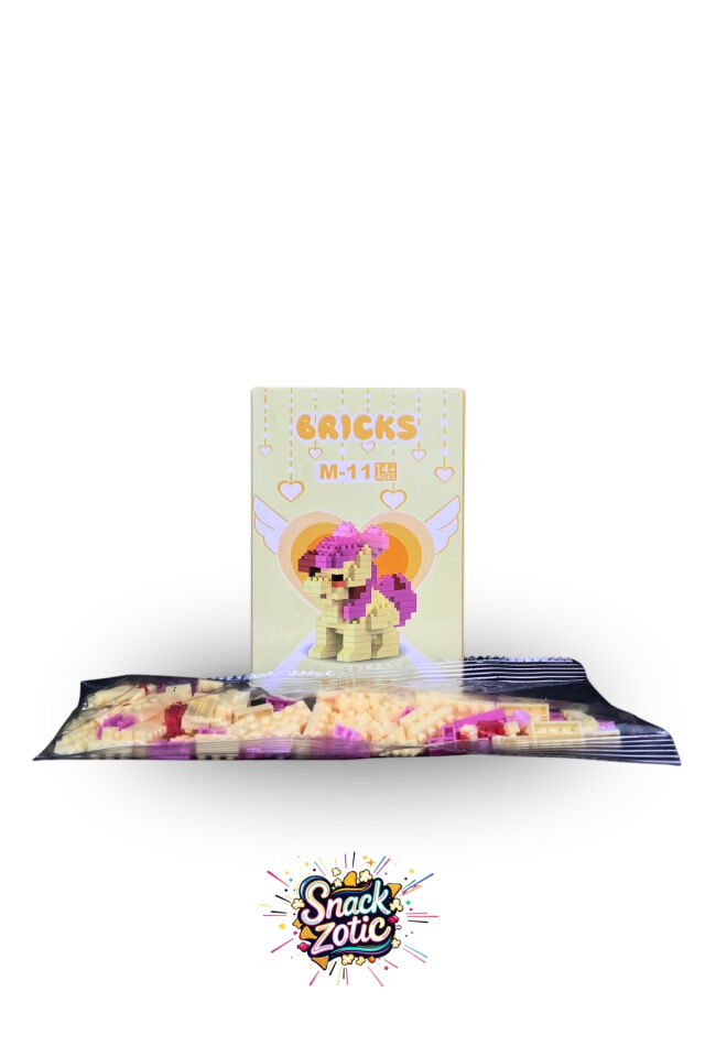 My Little Pony Fluttershy Bricks | Snackzotic